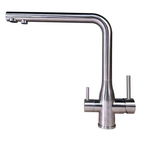 Brushed Nickel Square Spout