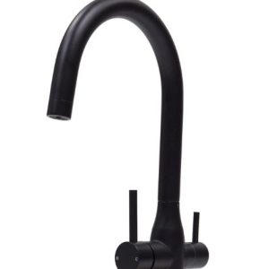 Matte Black Round Spout